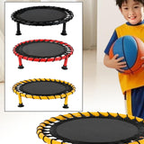 Maxbell Basketball Pad Kids Exercise Mat Versatile Portable Beginner Mini Trampoline black