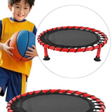 Maxbell Basketball Pad Kids Exercise Mat Versatile Portable Beginner Mini Trampoline red