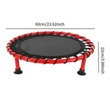 Maxbell Basketball Pad Kids Exercise Mat Versatile Portable Beginner Mini Trampoline red