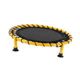 Maxbell Basketball Pad Kids Exercise Mat Versatile Portable Beginner Mini Trampoline yellow