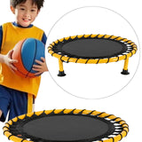 Maxbell Basketball Pad Kids Exercise Mat Versatile Portable Beginner Mini Trampoline yellow