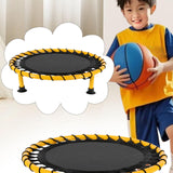 Maxbell Basketball Pad Kids Exercise Mat Versatile Portable Beginner Mini Trampoline yellow