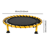 Maxbell Basketball Pad Kids Exercise Mat Versatile Portable Beginner Mini Trampoline yellow