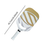 Maxbell Pickleball Paddle Lightweight Equipment Training for Sports Playing Yellow