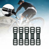 Maxbell 5x/10x Stable Black Rubber Straps for Handlebar Driving Recorders Flashlight 5 Pieces