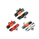 Maxbell 2Pcs Bike Brake Pads No Noise Cycle Brake Parts for Front and Back Wheel Black