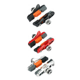 Maxbell 2Pcs Bike Brake Pads No Noise Cycle Brake Parts for Front and Back Wheel Black