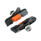 Maxbell 2Pcs Bike Brake Pads No Noise Cycle Brake Parts for Front and Back Wheel Black