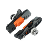 Maxbell 2Pcs Bike Brake Pads No Noise Cycle Brake Parts for Front and Back Wheel Black