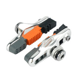 Maxbell 2Pcs Bike Brake Pads No Noise Cycle Brake Parts for Front and Back Wheel Black