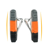 Maxbell 2Pcs Bike Brake Pads No Noise Cycle Brake Parts for Front and Back Wheel Black