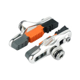 Maxbell 2Pcs Bike Brake Pads No Noise Cycle Brake Parts for Front and Back Wheel Argent