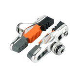 Maxbell 2Pcs Bike Brake Pads No Noise Cycle Brake Parts for Front and Back Wheel Argent