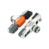 Maxbell 2Pcs Bike Brake Pads No Noise Cycle Brake Parts for Front and Back Wheel Argent