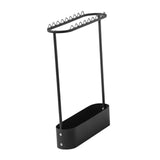 Maxbell Badminton Racquet Storage Rack Tennis Racket Organizer Sturdy Floor Standing Black