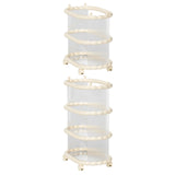 Maxbell Yoga Mat Storage Rack Cart Resistance Bands Workout Weight Stand Weight Rack 46cmx30cmx47cm