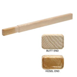 Maxbell Hockey Stick Wooden Butt End Parts Extension Rod for Adult Teens Accessories YT