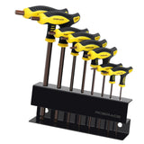 Maxbell 8x T Handle Allen Wrench Set Wear Resistant Easy to Use Bike Hex Wrench Tool with Stand