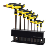 Maxbell 8x T Handle Allen Wrench Set Wear Resistant Easy to Use Bike Hex Wrench Tool with Stand
