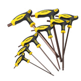 Maxbell 8x T Handle Allen Wrench Set Wear Resistant Easy to Use Bike Hex Wrench Tool without Stand