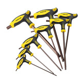 Maxbell 8x T Handle Allen Wrench Set Wear Resistant Easy to Use Bike Hex Wrench Tool without Stand