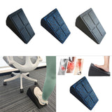 Maxbell 3x Calf Stretcher Foam Slant Board Adjustable Versatile Stretching Equipment Black