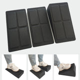 Maxbell 3x Calf Stretcher Foam Slant Board Adjustable Versatile Stretching Equipment Black