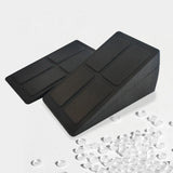 Maxbell 3x Calf Stretcher Foam Slant Board Adjustable Versatile Stretching Equipment Black