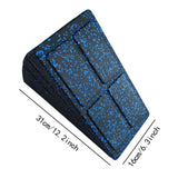 Maxbell 3x Calf Stretcher Foam Slant Board Adjustable Versatile Stretching Equipment Black Blue