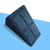 Maxbell 3x Calf Stretcher Foam Slant Board Adjustable Versatile Stretching Equipment Black Blue