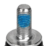 Maxbell 2x Bike Hex Crank Arm Fixing Bolts 8mm Easy to Install Bottom Bracket Screws 2.6cmx1.9cm Chrome Plated Steel