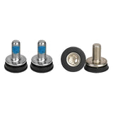 Maxbell 2x Bike Hex Crank Arm Fixing Bolts 8mm Easy to Install Bottom Bracket Screws 2.6cmx1.9cm Chrome Plated Steel