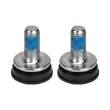 Maxbell 2x Bike Hex Crank Arm Fixing Bolts 8mm Easy to Install Bottom Bracket Screws 2.6cmx1.9cm Chrome Plated Steel