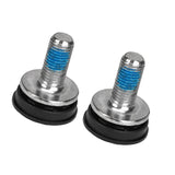 Maxbell 2x Bike Hex Crank Arm Fixing Bolts 8mm Easy to Install Bottom Bracket Screws 2.6cmx1.9cm Chrome Plated Steel