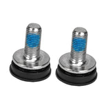 Maxbell 2x Bike Hex Crank Arm Fixing Bolts 8mm Easy to Install Bottom Bracket Screws 2.6cmx1.9cm Chrome Plated Steel