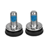 Maxbell 2x Bike Hex Crank Arm Fixing Bolts 8mm Easy to Install Bottom Bracket Screws 2.6cmx1.9cm Chrome Plated Steel