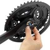 Maxbell 2x Bike Hex Crank Arm Fixing Bolts 8mm Easy to Install Bottom Bracket Screws 2.6cmx1.9cm Chrome Plated Steel