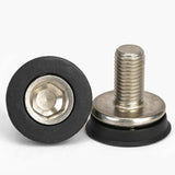 Maxbell 2x Bike Hex Crank Arm Fixing Bolts 8mm Easy to Install Bottom Bracket Screws 2.2cmx2cm Stainless Steel