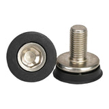 Maxbell 2x Bike Hex Crank Arm Fixing Bolts 8mm Easy to Install Bottom Bracket Screws 2.2cmx2cm Stainless Steel