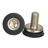 Maxbell 2x Bike Hex Crank Arm Fixing Bolts 8mm Easy to Install Bottom Bracket Screws 2.2cmx2cm Stainless Steel