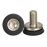 Maxbell 2x Bike Hex Crank Arm Fixing Bolts 8mm Easy to Install Bottom Bracket Screws 2.2cmx2cm Stainless Steel