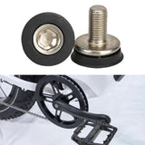 Maxbell 2x Bike Hex Crank Arm Fixing Bolts 8mm Easy to Install Bottom Bracket Screws 2.2cmx2cm Stainless Steel