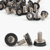 Maxbell 2x Bike Hex Crank Arm Fixing Bolts 8mm Easy to Install Bottom Bracket Screws 2.2cmx2cm Stainless Steel