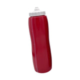 Maxbell Squeeze Water Bottle 950ml Squeezable Sports Bottle for Travel Hockey Adults Red