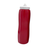 Maxbell Squeeze Water Bottle 950ml Squeezable Sports Bottle for Travel Hockey Adults Red