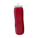 Maxbell Squeeze Water Bottle 950ml Squeezable Sports Bottle for Travel Hockey Adults Red