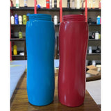 Maxbell Squeeze Water Bottle 950ml Squeezable Sports Bottle for Travel Hockey Adults Red