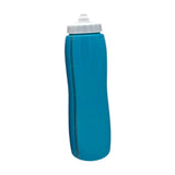Maxbell Squeeze Water Bottle 950ml Squeezable Sports Bottle for Travel Hockey Adults Blue