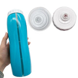 Maxbell Squeeze Water Bottle 950ml Squeezable Sports Bottle for Travel Hockey Adults Blue