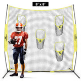 Maxbell Trainer Throwing Net 8 x 8ft Training Equipment for Kids Adults